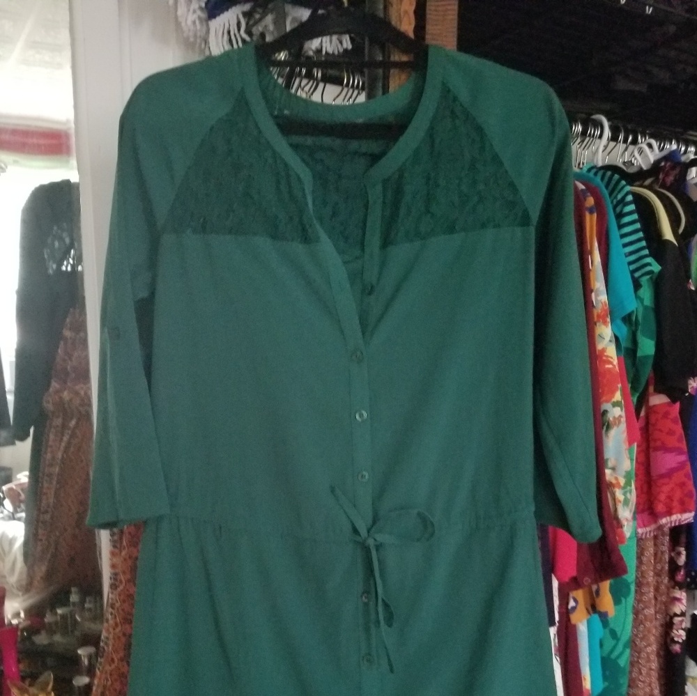 Gorgeous lace panel American Eagle tunic/dress